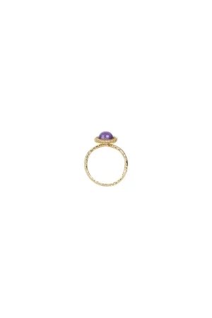 ANILLO DIAMON MORADO*Coosy Outlet
