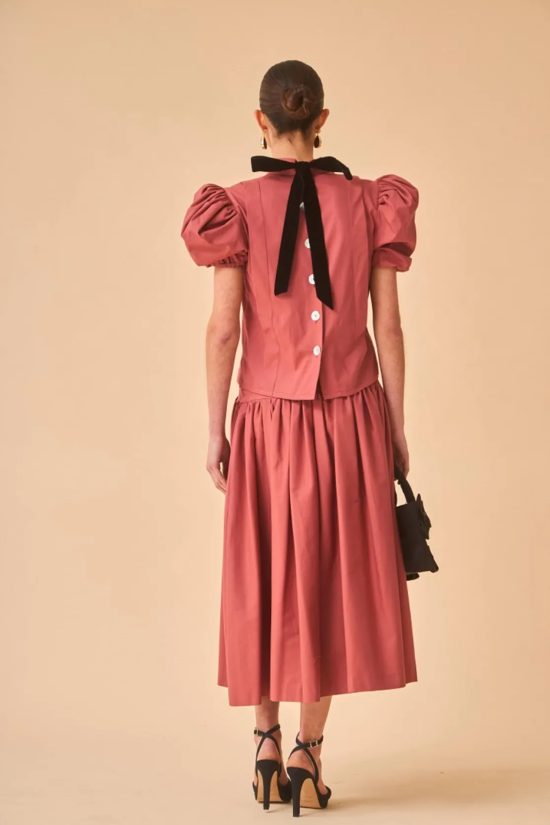 FALDA FLORITATERRACOTA*Coosy New