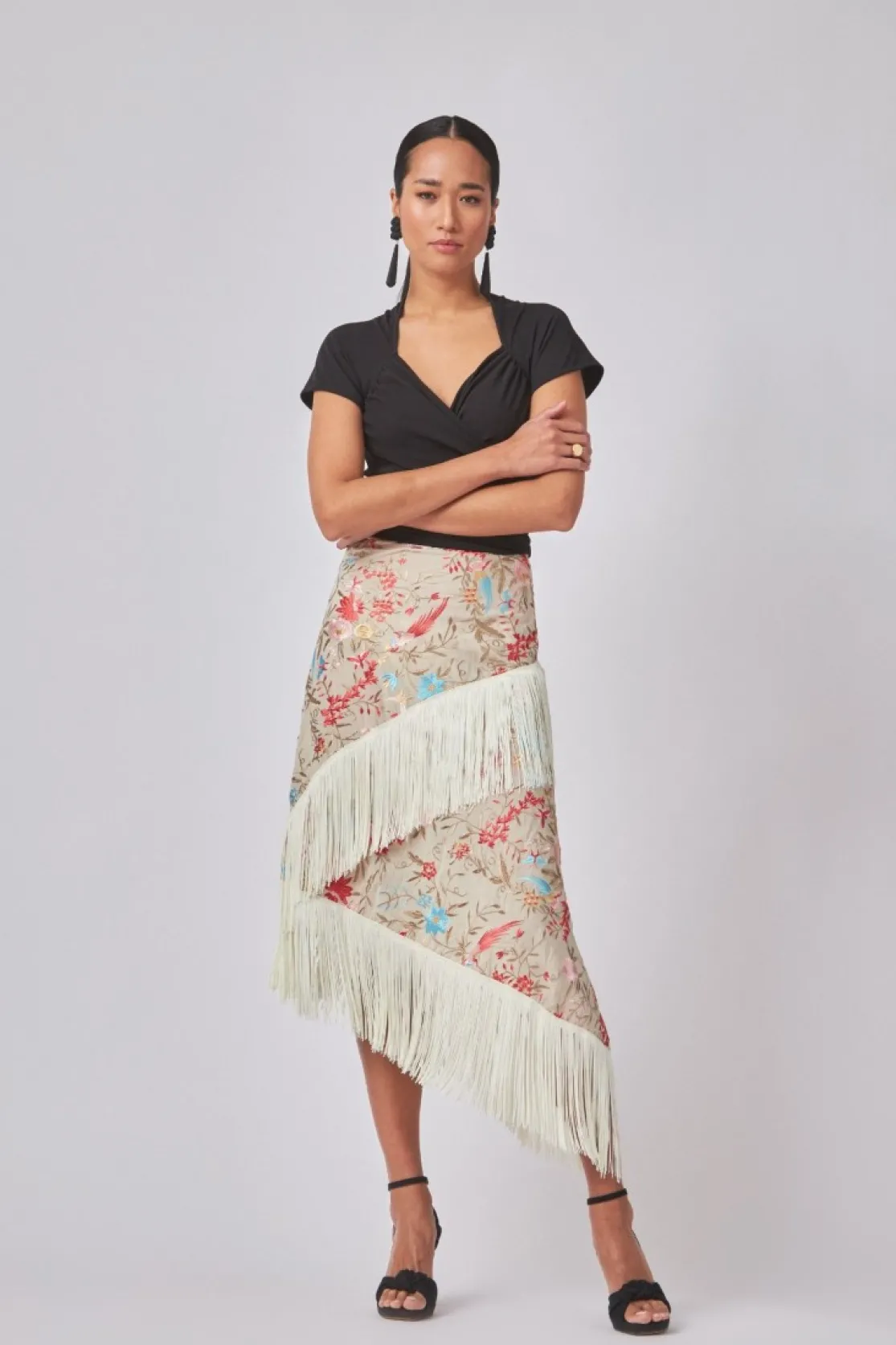 FALDA MANILABEIGE/MULTICOLOR*Coosy Sale