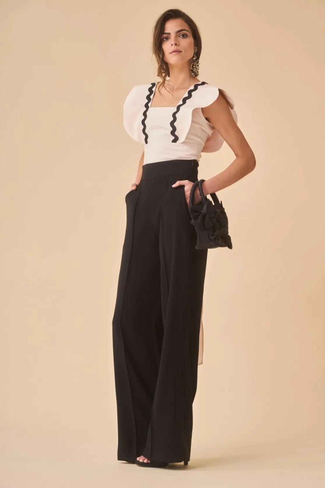PANTALON SASTRE NEGRO*Coosy Hot