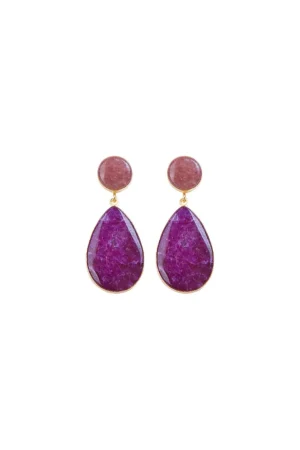 PENDIENTES CAROLA BUGANVILLA*Coosy Flash Sale