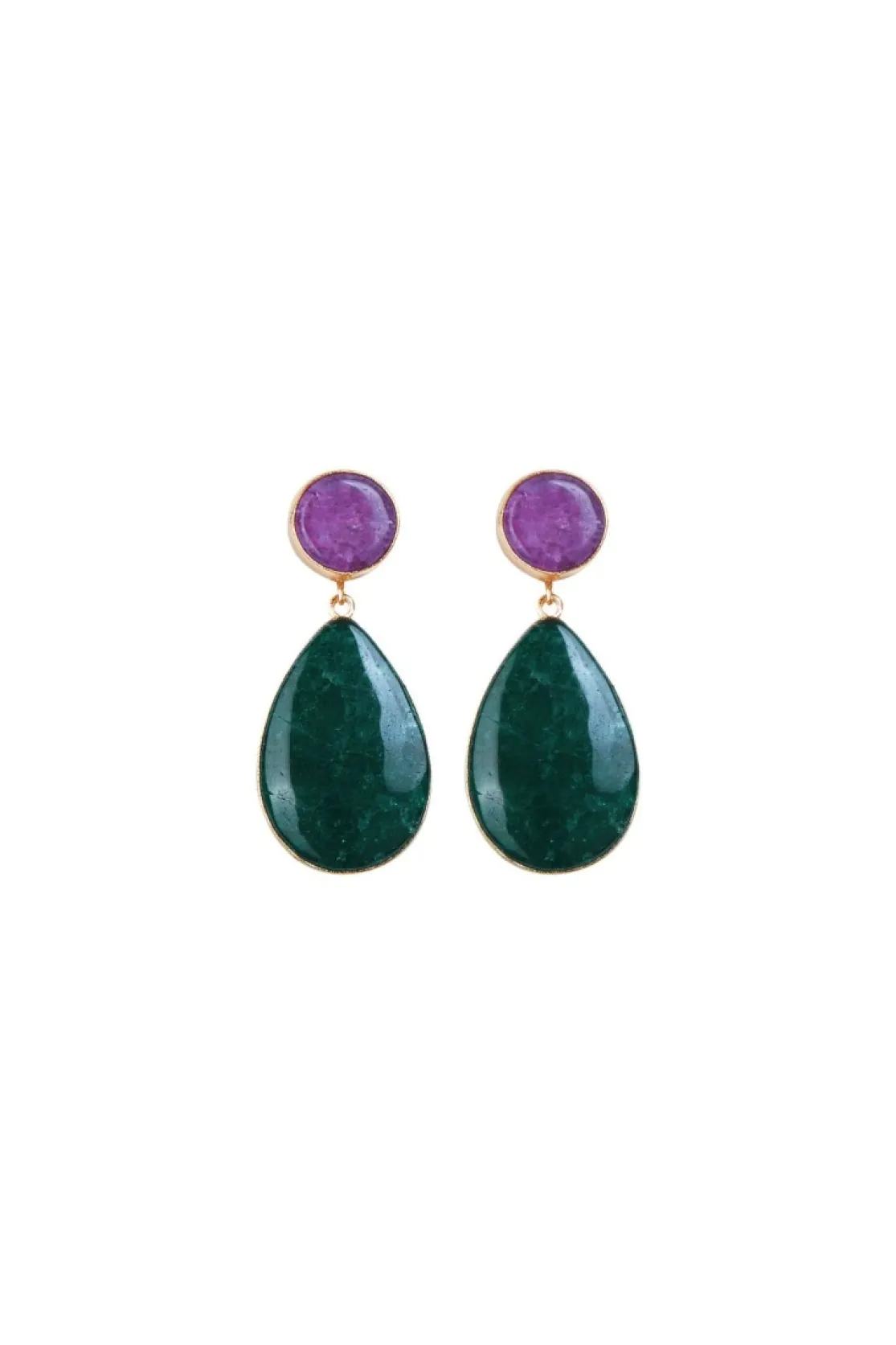 PENDIENTES CAROLA VERDE*Coosy Best