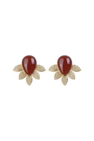 PENDIENTES CELESTE ROJO*Coosy Hot