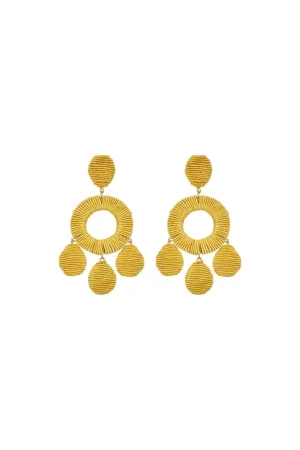 PENDIENTES SIMIONAAMARILLO*Coosy Best