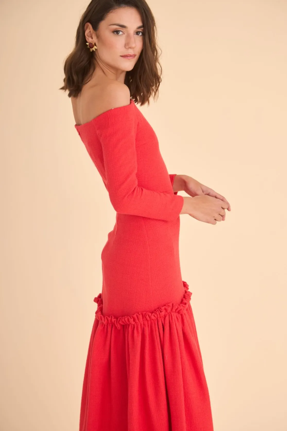 VESTIDO AFRICA ROJO*Coosy Hot