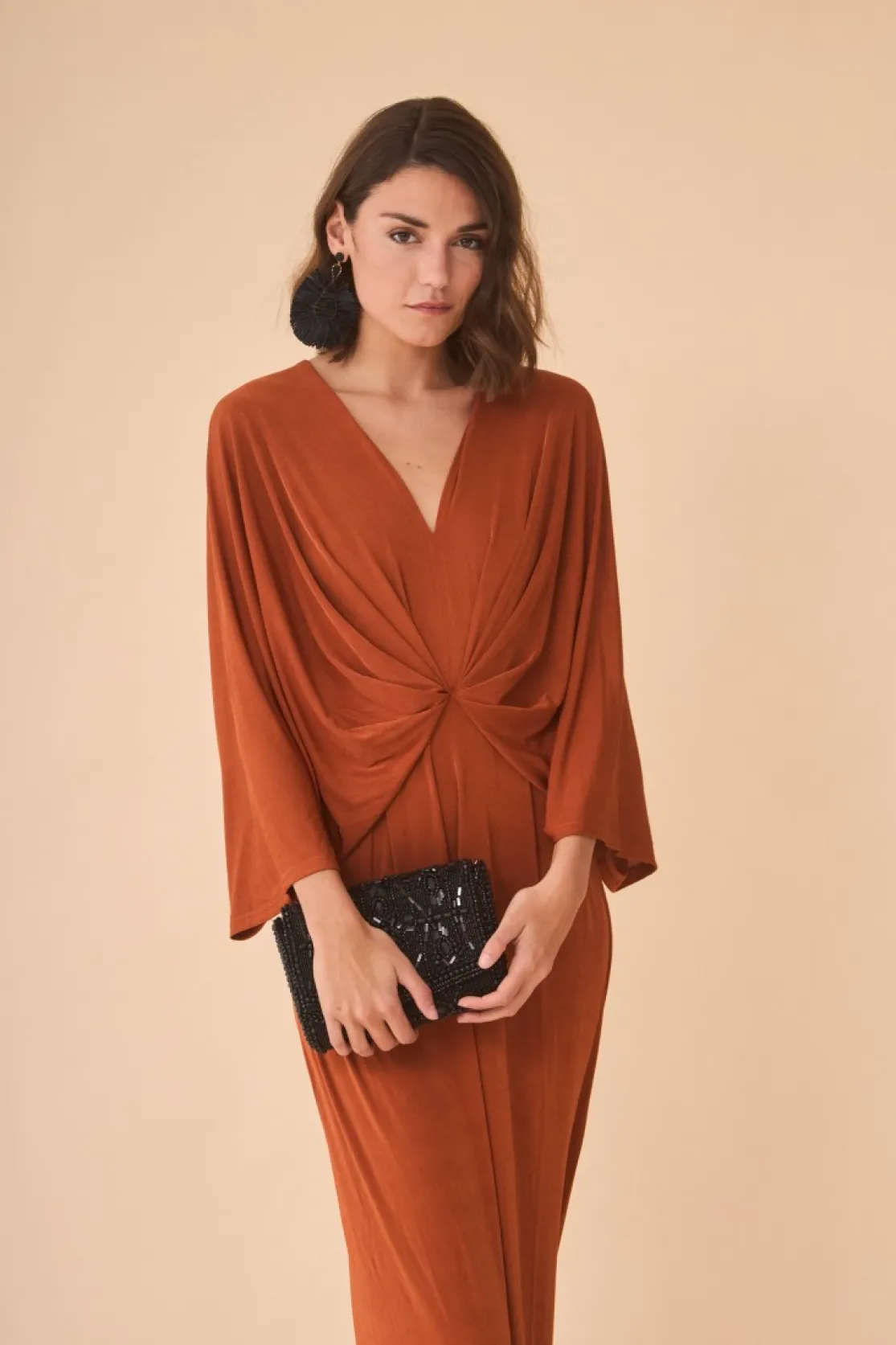 VESTIDO AGUSTITERRACOTA*Coosy Flash Sale