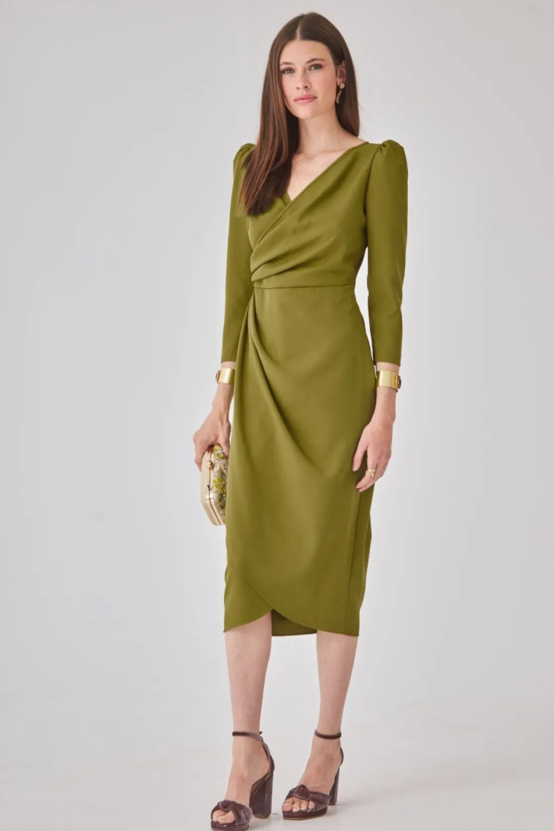 Vestido Alma Verde Oliva | *Coosy Online