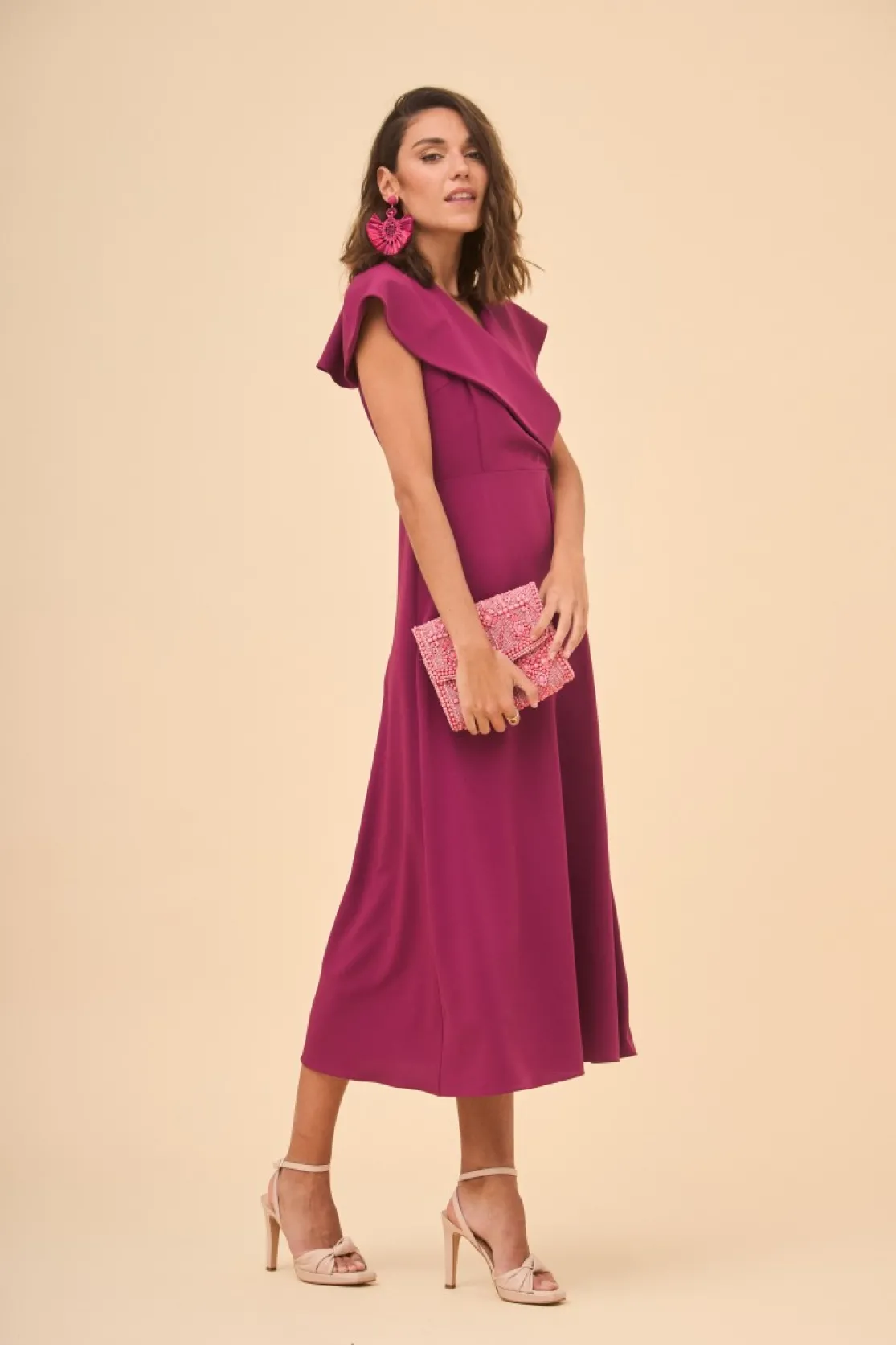 VESTIDO ATHENEABERENJENA*Coosy Cheap