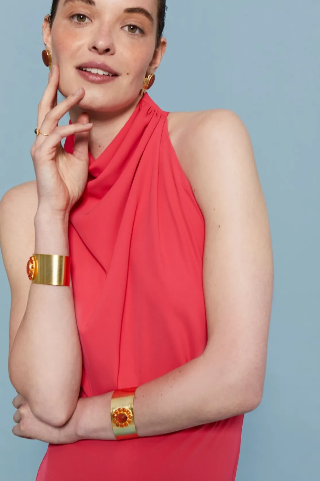 VESTIDO CRISTINA CORAL*Coosy Best