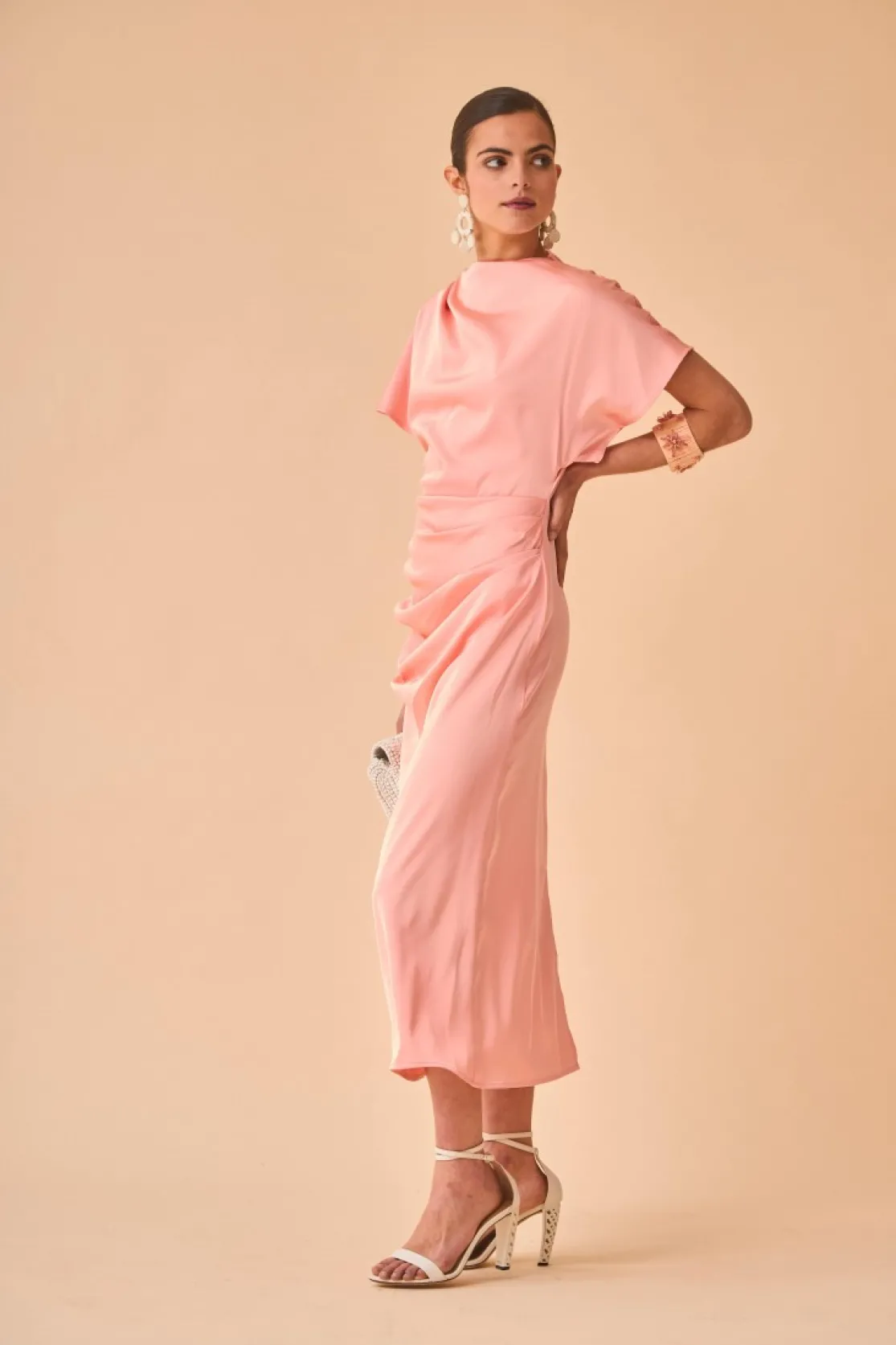 VESTIDO ELBA SALMON*Coosy Outlet