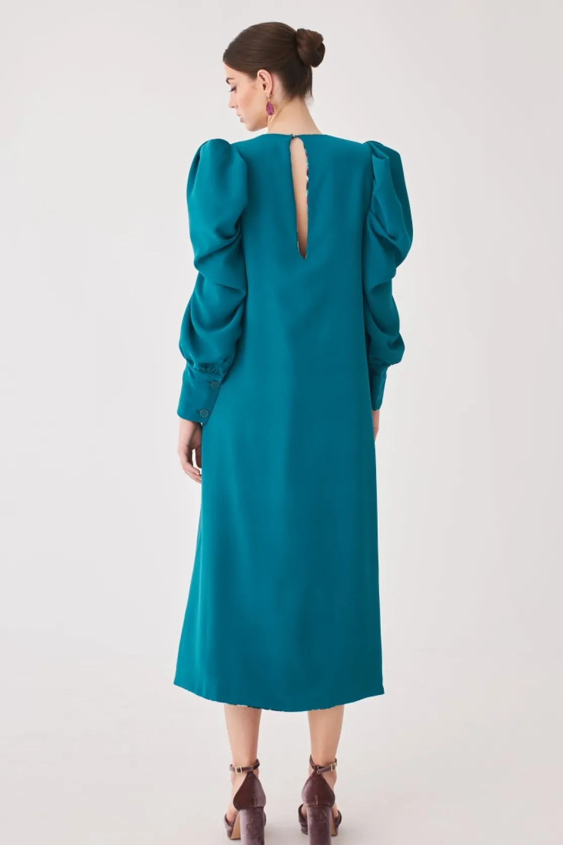 VESTIDO INES MB VERDE/ESTAMPADO*Coosy New