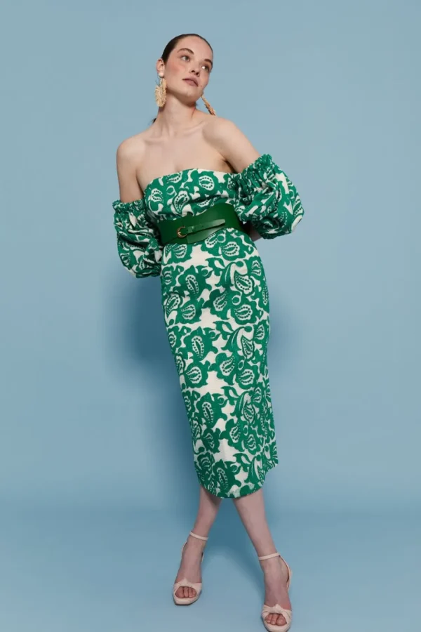 VESTIDO LEOPOLDAVERDE*Coosy Best Sale