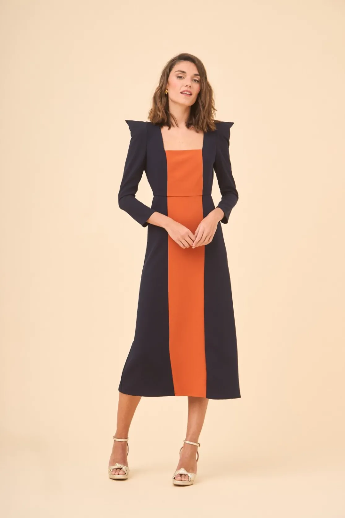 Vestido Luca Marino Teja | *Coosy Best Sale