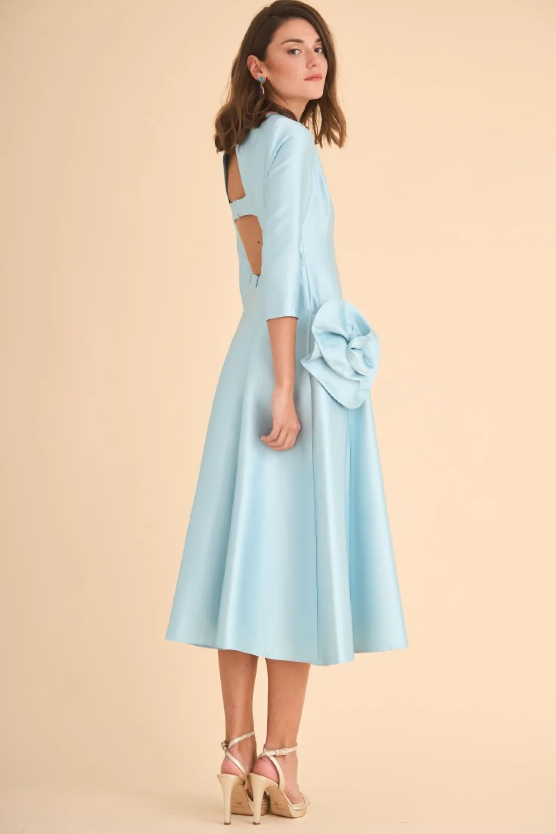 VESTIDO MARINA MB CELESTE*Coosy Fashion
