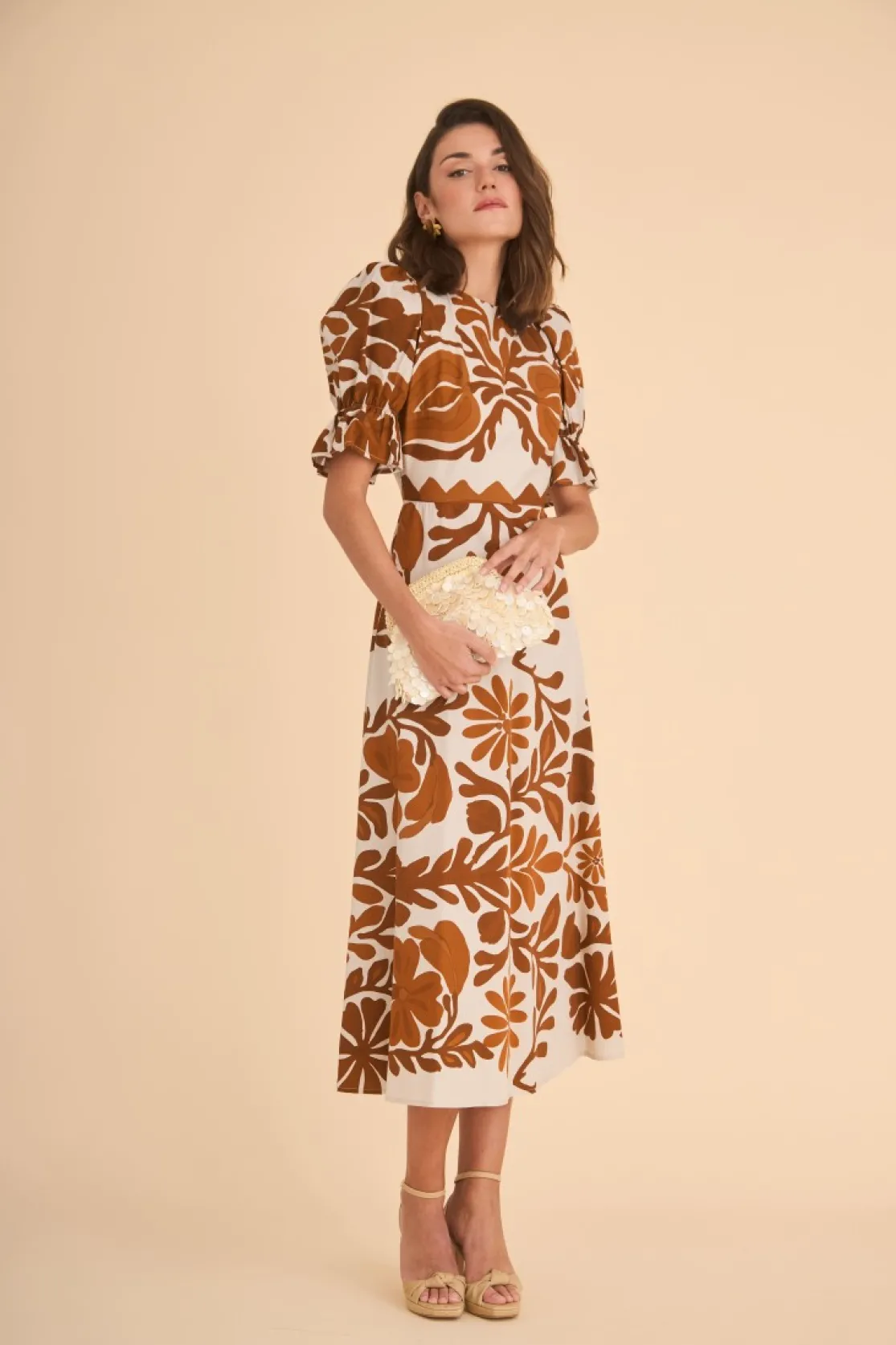 VESTIDO PALOMAEST. MARRON*Coosy Store