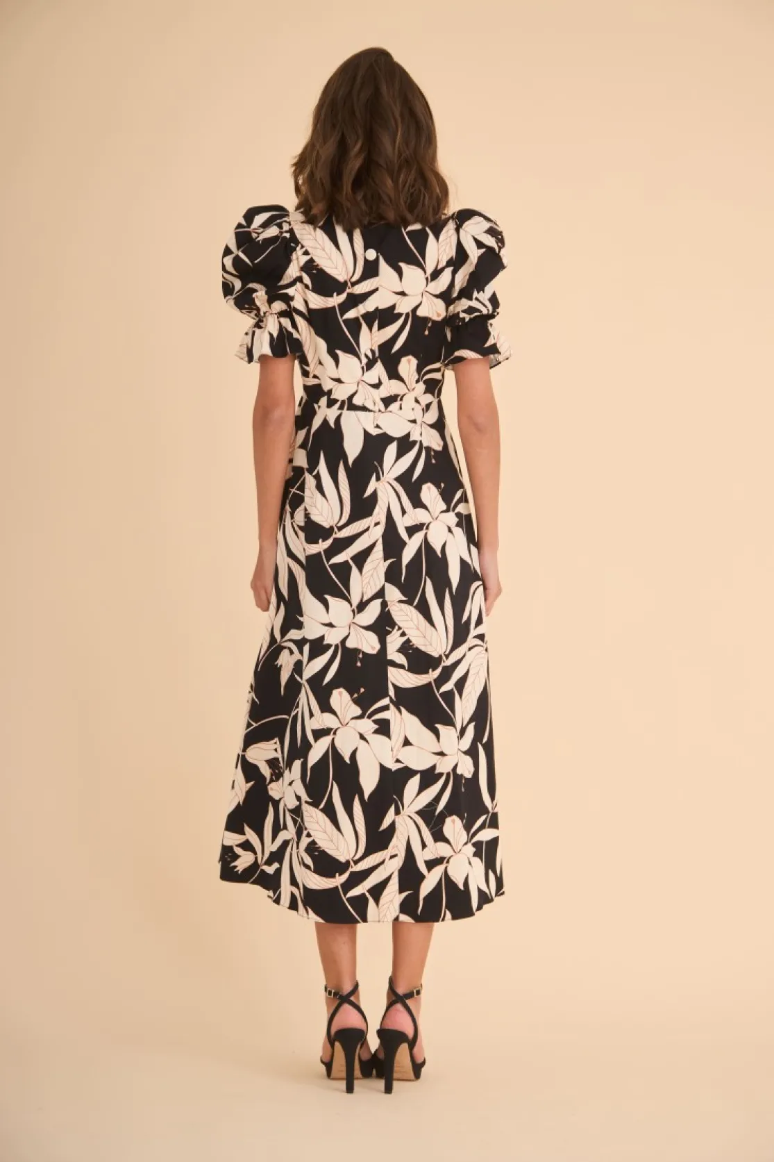Vestido Palomaestampado Negro | *Coosy Sale