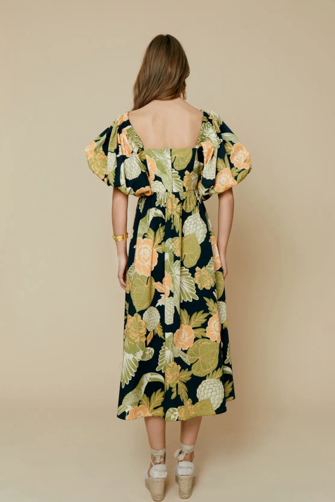 VESTIDO PANFILEST. PAJAROS*Coosy Outlet
