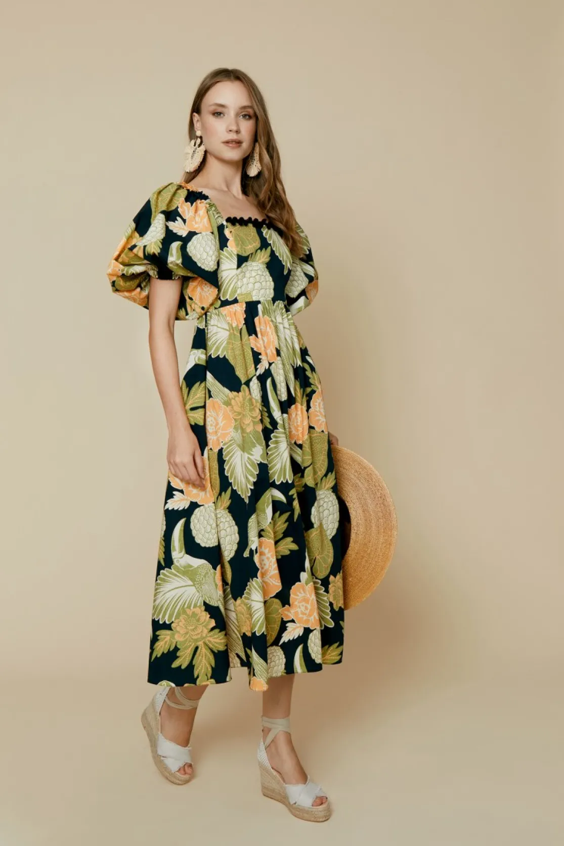 VESTIDO PANFILEST. PAJAROS*Coosy Outlet